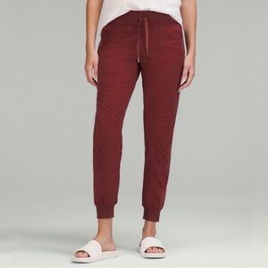 Lululemon Dance Studio Mid-Rise‎ Jogger in Red Merlot